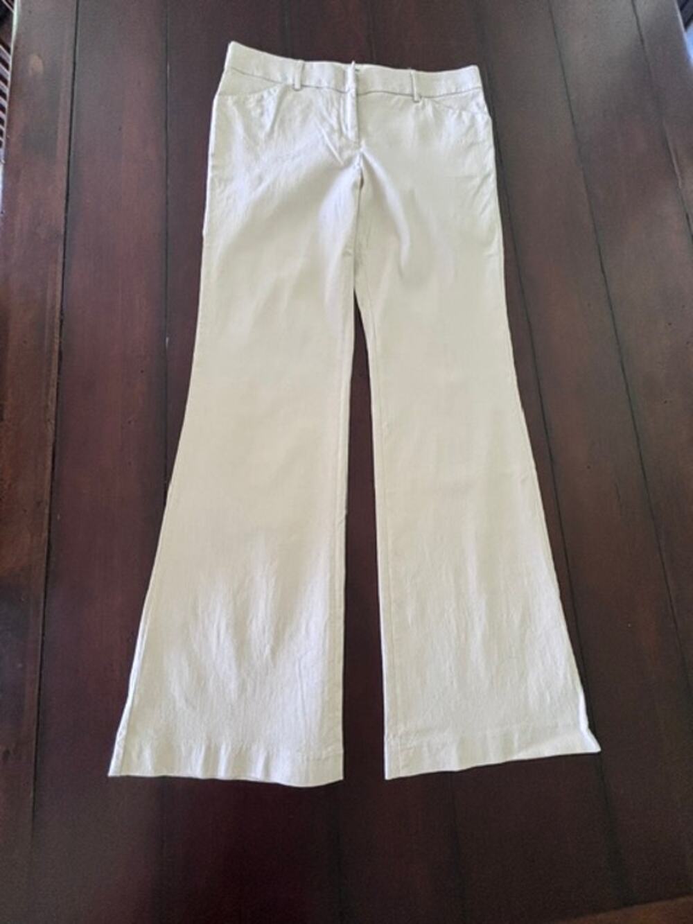 Express Design Studio‎ Editor Pants Women's Size 6 Tan Wide Leg Career Trousers